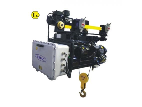 explosion proof wire rope hoist